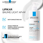 La Roche-Posay Lipikar Baume Light AP+M, lait corporel léger, peaux sensibles, sèches, sujettes à l'atopie, 400 ml