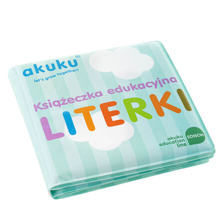 AKUKU, libro de baño educativo, letras, a partir de 3 meses, 1 ud.