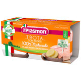 Plasmon Dinner, truite avec pommes de terre, après 6 mois, 2 x 80 g