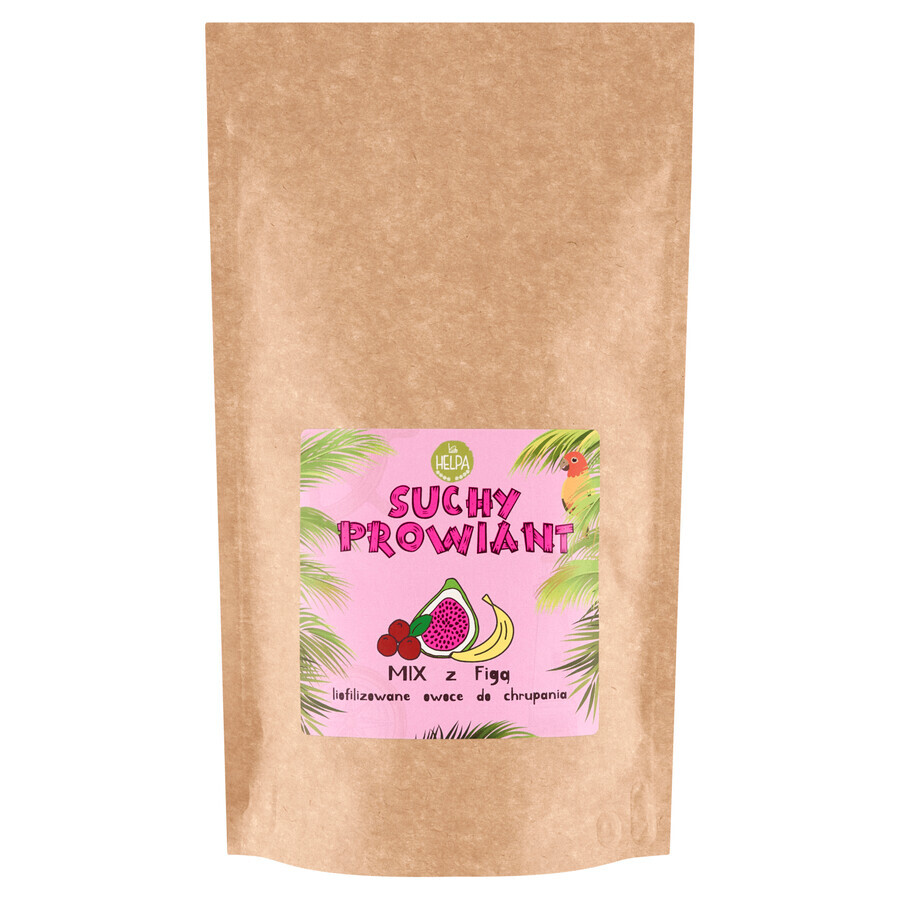 Helpa Dry Powder, fruits lyophilisés à croquer, mélange avec de la figue, 20 g