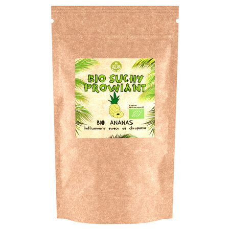 Helpa Bio Dry Powder, fruits lyophilisés à croquer, ananas, 20 g