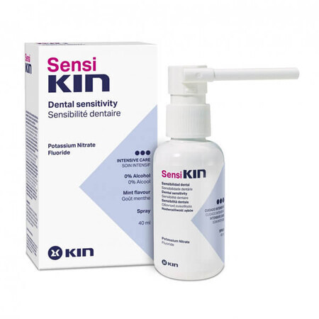 Kin Sensi, spray for hypersensitive teeth, mint flavor, alcohol-free, 40 ml