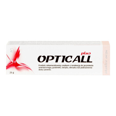 Opticall Plus, pommade pour les paupières, 25 g