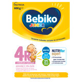 Bebiko Junior 4R Nutriflor Expert, préparation nutritive à base de lait avec du gruau de riz, plus de 2 ans, 600 g