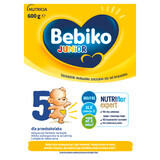 Bebiko Junior 5 Nutriflor Expert, préparation nutritive à base de lait, pour les enfants d'âge préscolaire, 600 g