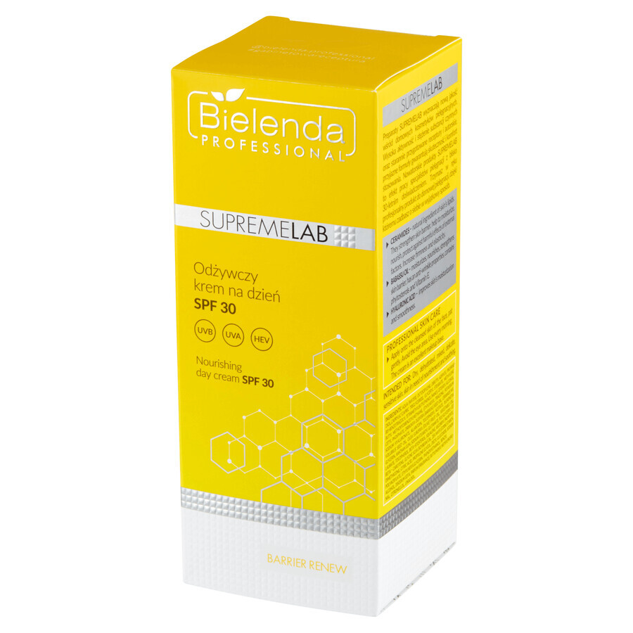 Bielenda Professional SupremeLAB Barrier Renew, crème de jour nourrissante SPF 30, 50 ml