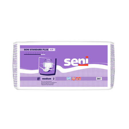 Seni Standard Plus, diapers, Medium 2, 75-110 cm, 30 pcs