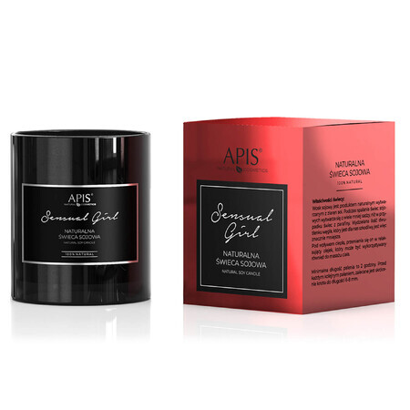 Apis Sensual Girl, bougie naturelle au soja, 220 g