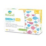 Naturell Omega-3 Baby, pour les nourrissons de plus de 6 mois, 40 capsules détachables