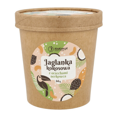 KruKam Jaglanka coconut with cashews, 66 g