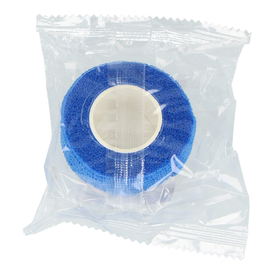 Dr Beck Non-Woven Cohesive Bandage Blue 2.5cm x 4.5m