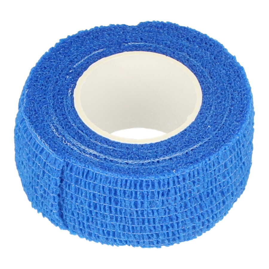 Dr Beck Non-Woven Cohesive Bandage Blue 2.5cm x 4.5m