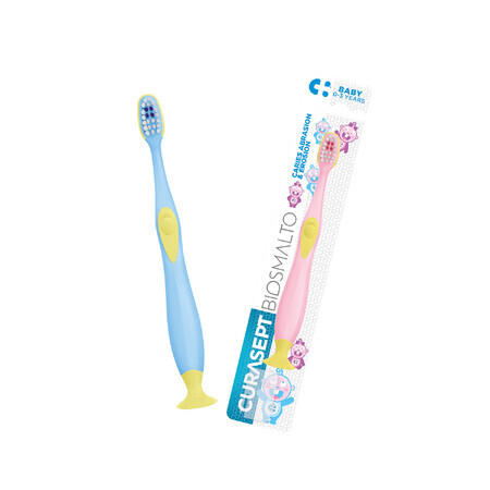 Curasept Biosmalto Baby, brosse à dents pour enfants, 0-3 ans, 1 pièce