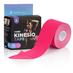 4yourhealth Kinesio Tape, bande kinésiologique, rose, 5 cm x 5 m