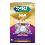 Corega Max, denture cleaning tablets, 30 tablets