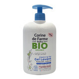 Corine de Farme Baby BIO, Gel micellaire pour le lavage des cheveux et du corps 2 en 1, dès la naissance, 500 ml