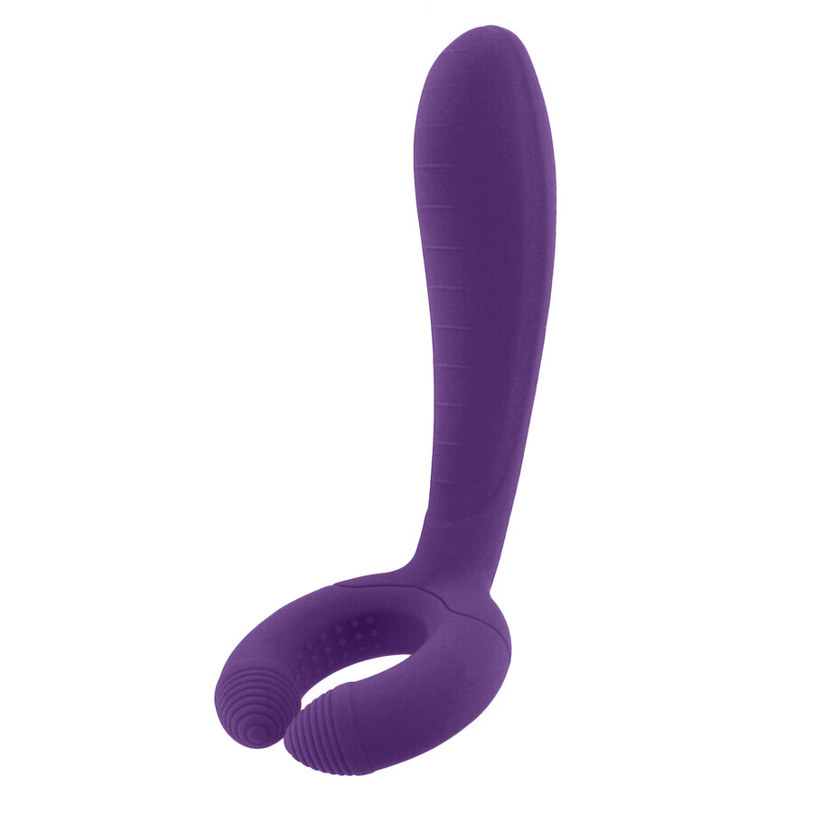 Rianne S Duo Deep Purple, masseur vibrant pour couples, violet