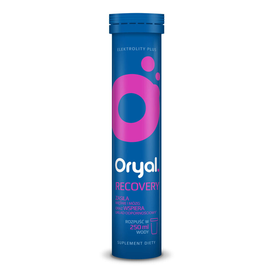 Oryal Recovery, 16 comprimés effervescents