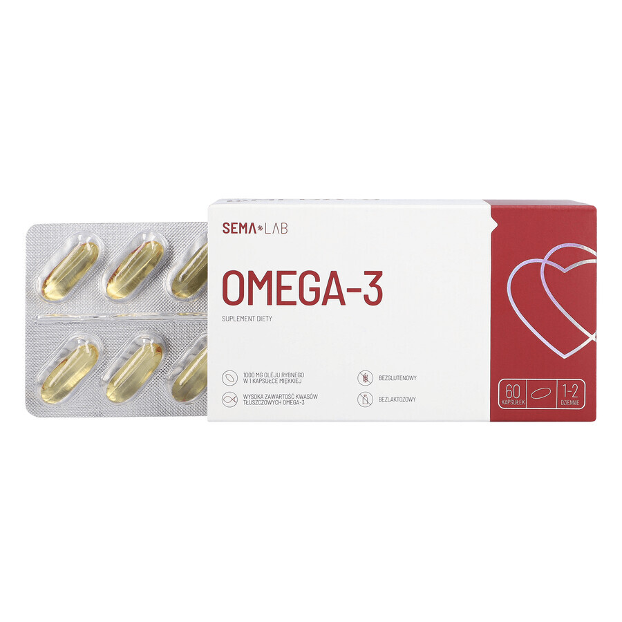 SEMA Lab Omega-3, 60 Kapseln