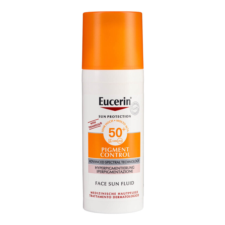 Eucerin Sun Pigment Control, fluide protecteur pour l'hyperpigmentation, SPF 50+, 50 ml