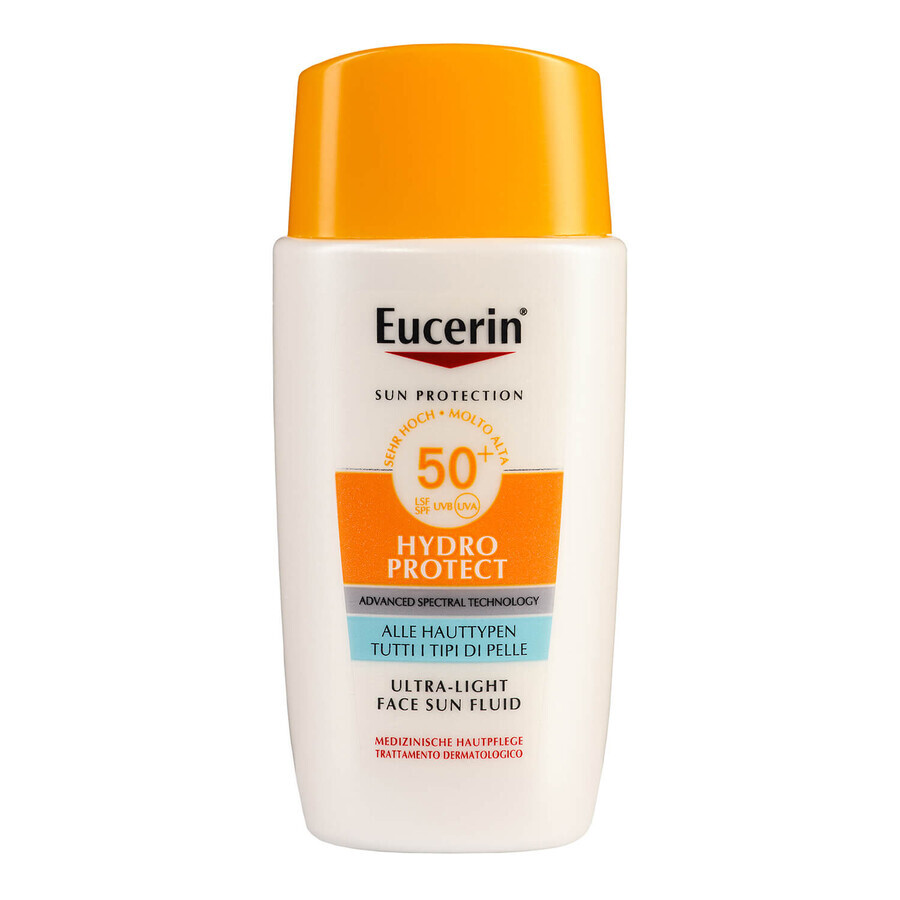 Eucerin Sun Hydro Protect, fluide protecteur ultra-hydratant, SPF 50+, 50 ml