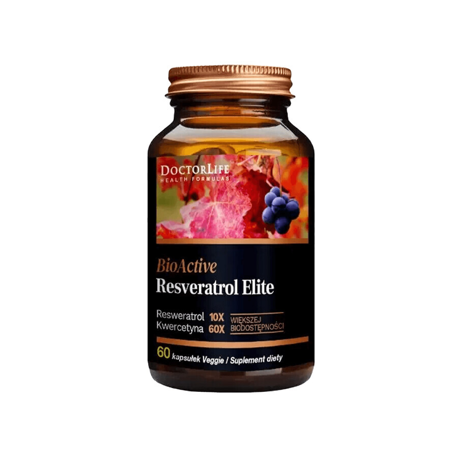 Doctor Life Resveratrol Elite BioActive, 60 capsule vegetale