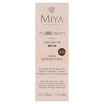 Miya myBBcream, cremă BB ușoară, ten de porțelan, SPF30, 40 ml 