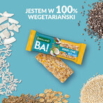 Barre de céréales Bakalland BA ! 5 céréales et noix de coco avec chia, sans sucre ajouté, 30 g