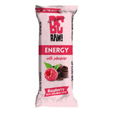 BeRAW ! Energy, barre énergétique, framboise, chocolat noir, 40g