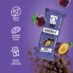 BeRAW ! Energy, barre énergétique, prune, chocolat noir, 40 g