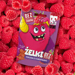 BeRAW ! Kids, bonbons gélifiés, framboise avec chips, sans sucre ajouté, 35 g