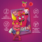 BeRAW ! Kids, bonbons gélifiés, framboise avec chips, sans sucre ajouté, 35 g