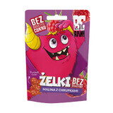 BeRAW ! Kids, bonbons gélifiés, framboise avec chips, sans sucre ajouté, 35 g