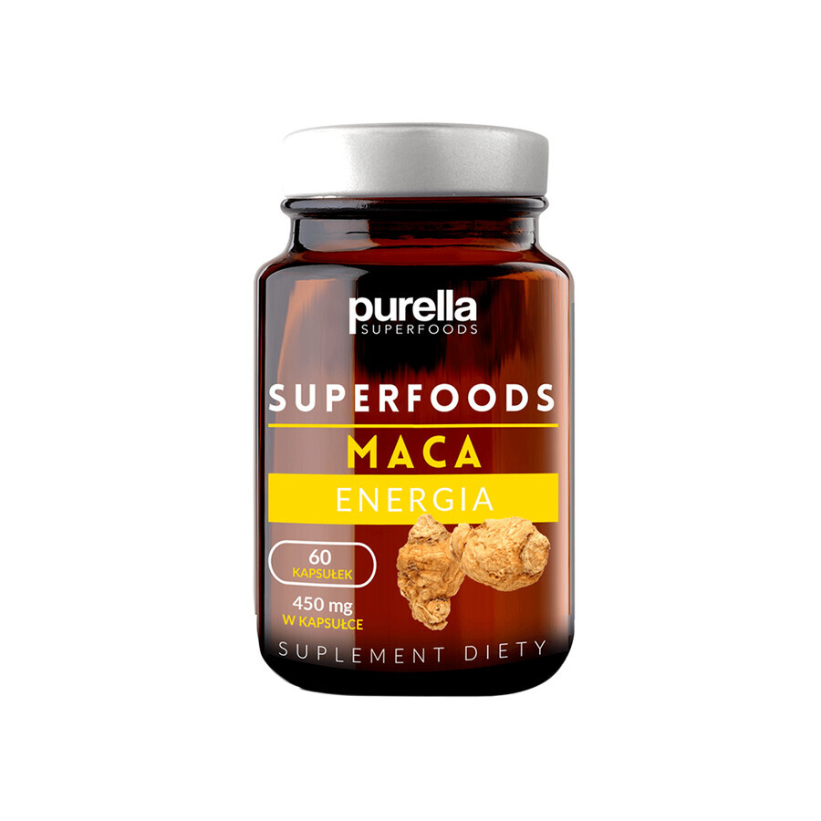 Purella Superfoods Maca Energy, 60 gélules