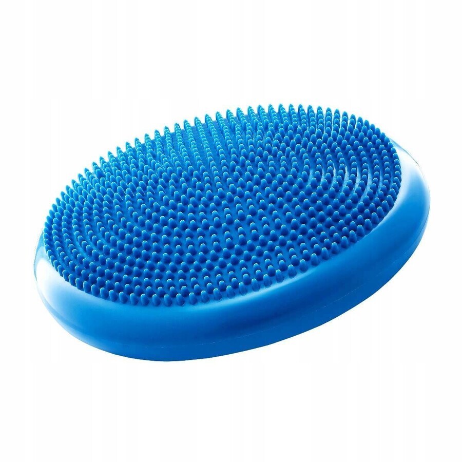 4Fizjo, PRO+ coussin sensoriel, disque, avec pompe, bleu, 33 cm