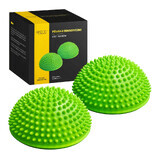 4Fizjo, sensory hemispheres, green, 16 cm, 2 pieces