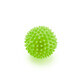 4Fizjo Spike Ball, balle de massage &#224; pointes, verte, 9 cm