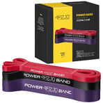 4Fizjo Power Band, set de bandes de résistance pour l'exercice, 3 pièces