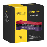 4Fizjo Power Band, set de bandes de résistance pour l'exercice, 3 pièces