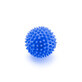 4Fizjo Spike Ball, balle de massage &#224; pointes, bleue, 8 cm