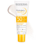 Bioderma Photoderm Aquafluide, fluido protector solar ultraligero para piel normal, incoloro, SPF 50+, 40 ml