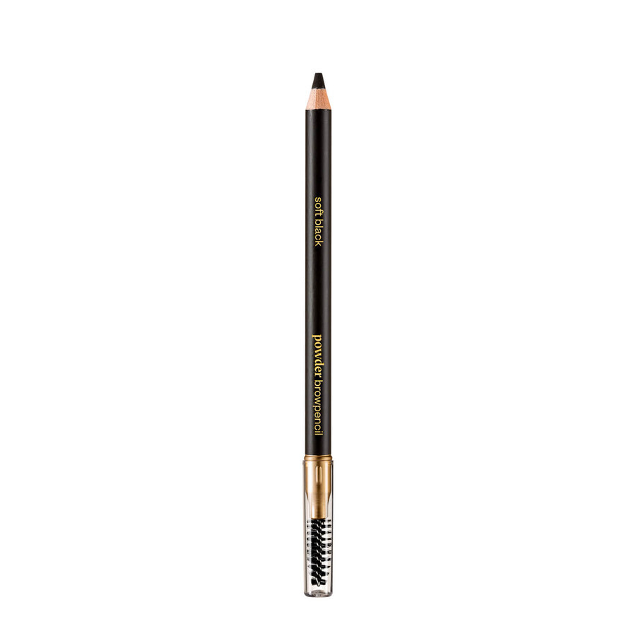 Paese Powder Browpencil, Powder eyebrow pencil, soft black, 1.19 g