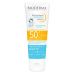 Bioderma Photoderm Pediatrics, fluido mineral para niños, para pieles sensibles y alérgicas, SPF 50+, desde el nacimiento, 50 g