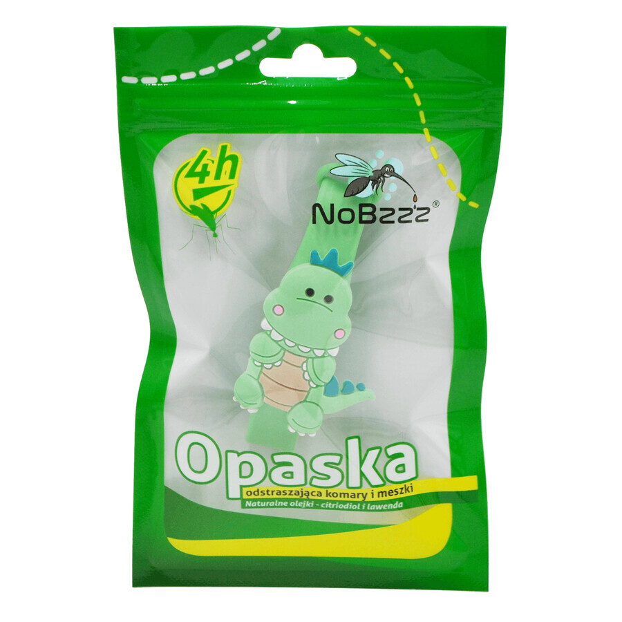 NoBzz NB01, bande anti-moustiques et anti-moustiques pour enfants, animaux, avec éclairage LED, 1 pièce