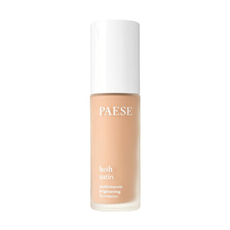 Paese Lush Satin, vitamineverhelderende foundation, nr. 32 naturel, 30 ml