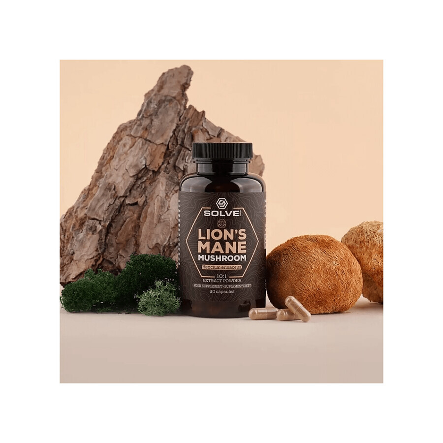 Solve Labs Champignon Crinière de Lion, 60 gélules