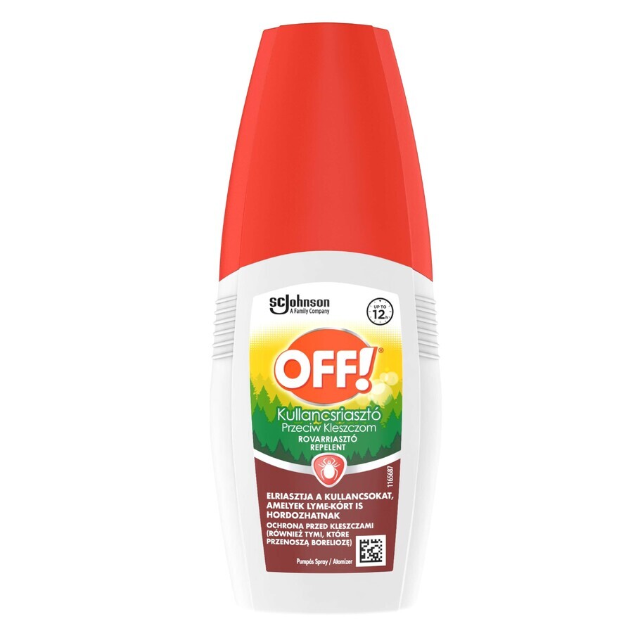 OFF ! Contre les tiques, atomiseur, avec icaridine 25%, 100 ml