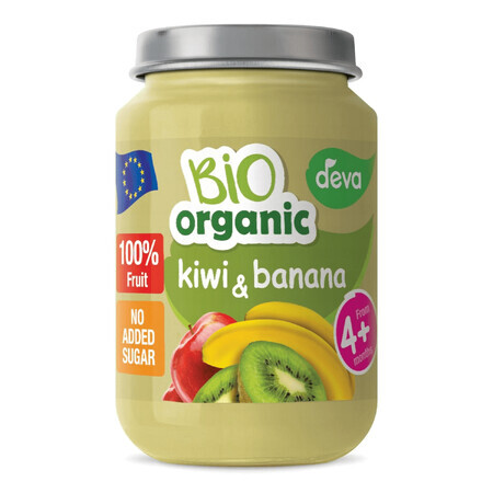 Deva Organic Bio fruit, kiwi and banana dessert, after 4 months, 190 g