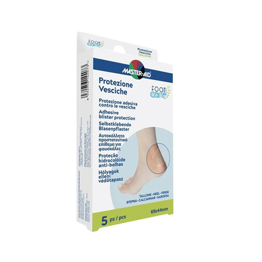 Master-Aid® Foot Care Protezione Vesciche 5 Cerotti Tallone 69x44mm