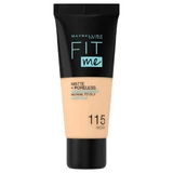 Maybelline Fit Me ! Matte and Poreless, fond de teint matifiant, No. 115, Ivoire, 30 ml